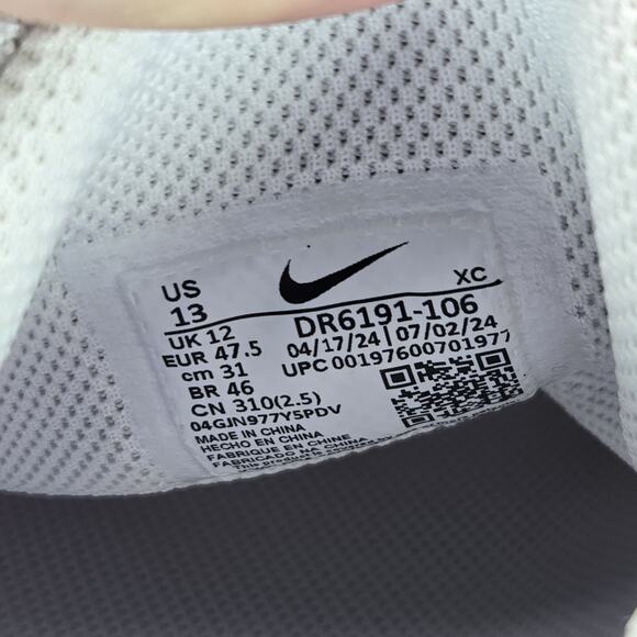 NEW Nike Zoom Vapor Pro 2 HC Mens Size 13 Tennis Shoes Court DR6191 106 Blue - Picture 10 of 12